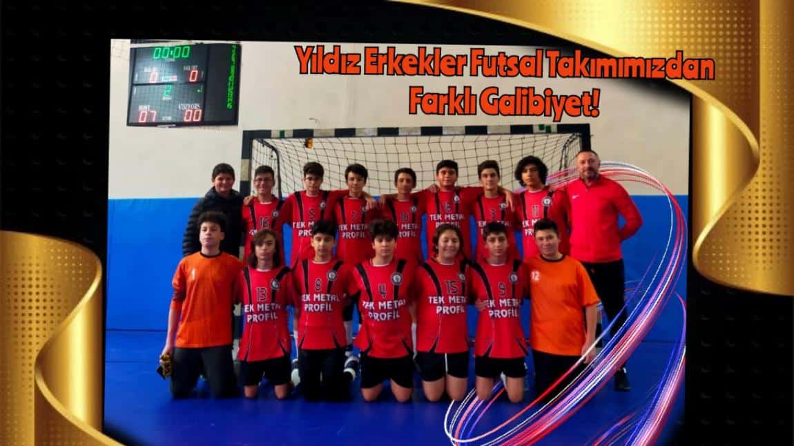 Yıldız Erkek Futsal Takımımızdan Farklı Galibiyet!