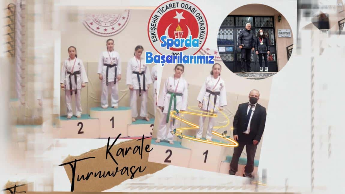 Karate Turnuvasında Altın ve Gümüş Madalya Aldı