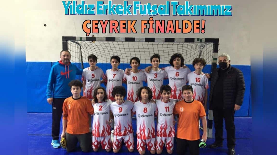 Yıldız Erkek Futsal Takımımız Çeyrek Finalde!