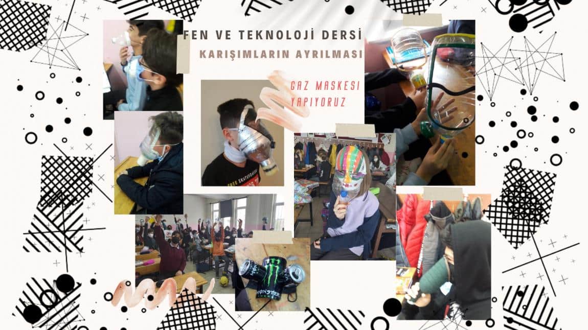7.Sınıfların Fen ve Teknoloji Dersi Gaz Maskesi Etkinliği